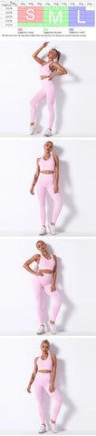 Fitness Sports Suits Yoga Bra High Waist Running Leggings