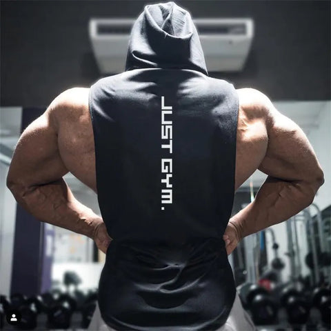 New Fashion Cotton Sleeveless Shirts Gym Hoodie