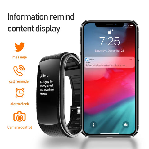 Original Fitness Smart Watch Heart Rate Monitor Weather Clock Band Sport Waterproof Smartwatch for Men Women iPhone Android 2023