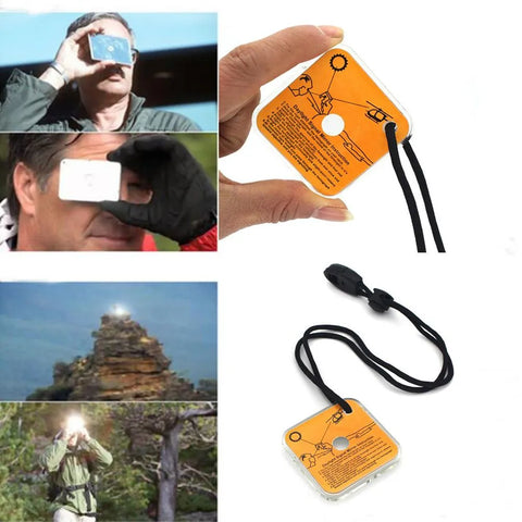 1PC Outdoor Survival Reflective Signal Mirror